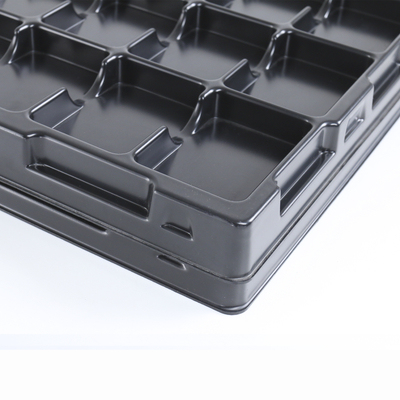 Die Cut Conductive Black ESD Anti Static Foam IXPE EVA Foam Tray voor PCB-verpakking
