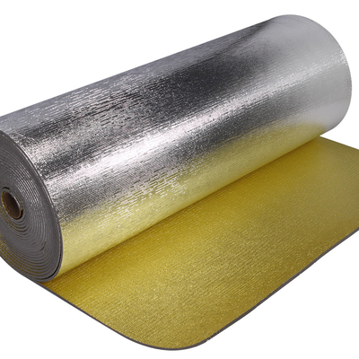 Waterdicht XPE-schuimrol, dubbelzijdig aluminiumfolie, vloerwandisolatie