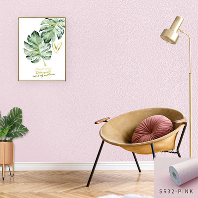 Macaron Textured 3d Pe Foam Wall Sticker Aluminiumfolie aan de onderkant voor slaapkamer