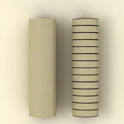 Vlekbestendig IXPE Soft Lat Grille Board Wallpaper voor kantoorgebouwdecoratie