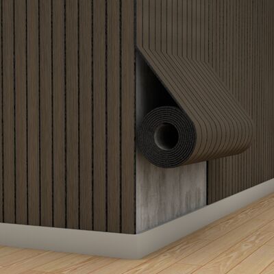 Zachte houten lamellenwandpanelen met IXPE-schuimlaag voor welzijnshuisdecoratie