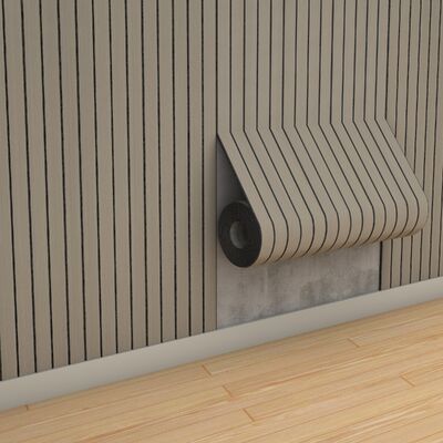 Zachte houten lamellenwandpanelen met IXPE-schuimlaag voor welzijnshuisdecoratie