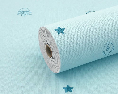 Kinderen Serie Antibacteriële Elastische 3D Foam Wallpaper Meerdere Kleuren Voor Ziekenhuis