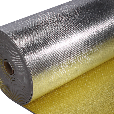 20 mm XLPE Isolatiefoom Dubbelzijdig Aluminium Dak Warmte Reflectieve Isolatie Plaat
