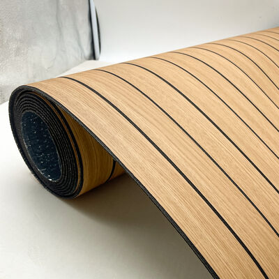 Zelfklevende flexibele houtnerfroosterpanelen voor het decor van kleine openbare plaatsen